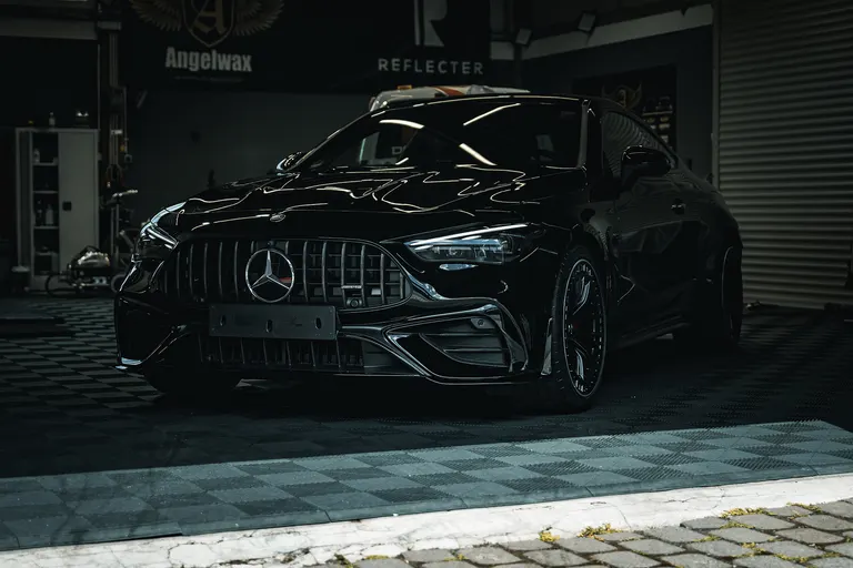 Mercedes-AMG GT mit Lackschutzfolierung
