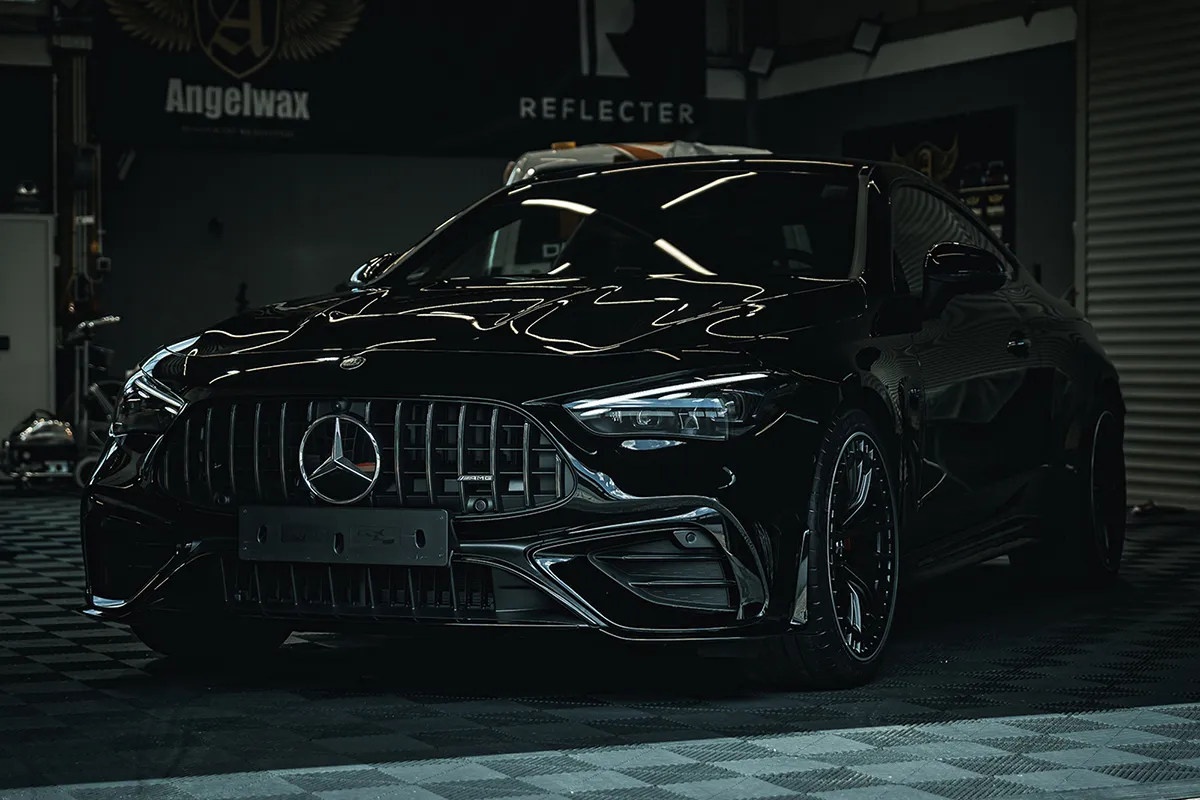 Mercedes mit transparenter Lackschutzfolierung von MS Wraptech