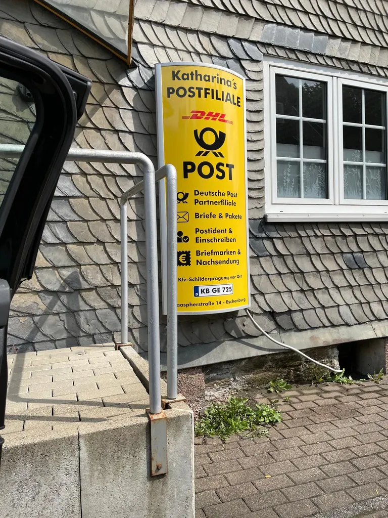 Beschilderung für Deutsche Post